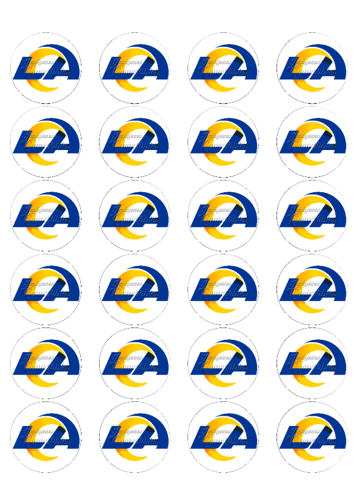 Hoja de azúcar 0.50 - Los Angeles Rams