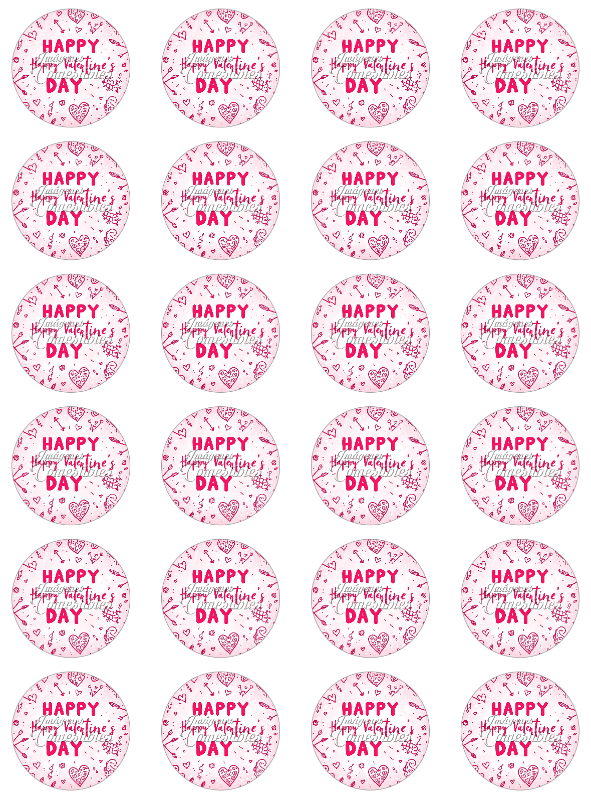 Hoja de azúcar 0.50 - San Valentín-B