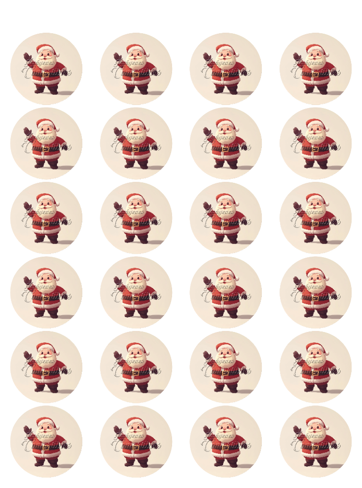 Hoja de azúcar 0.50 - Santa Claus-05