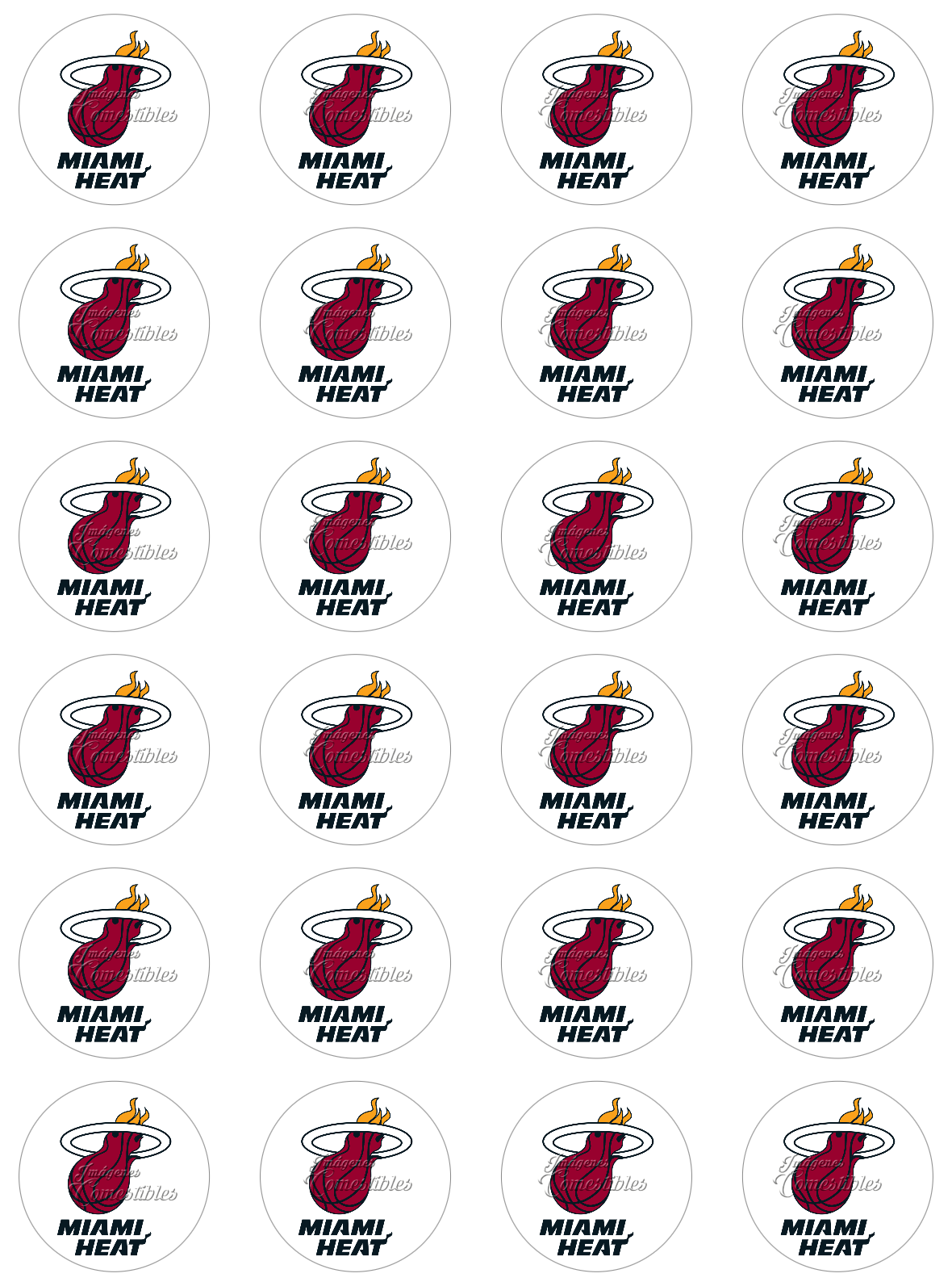 Hoja de azúcar 0.50 - Miami Heat