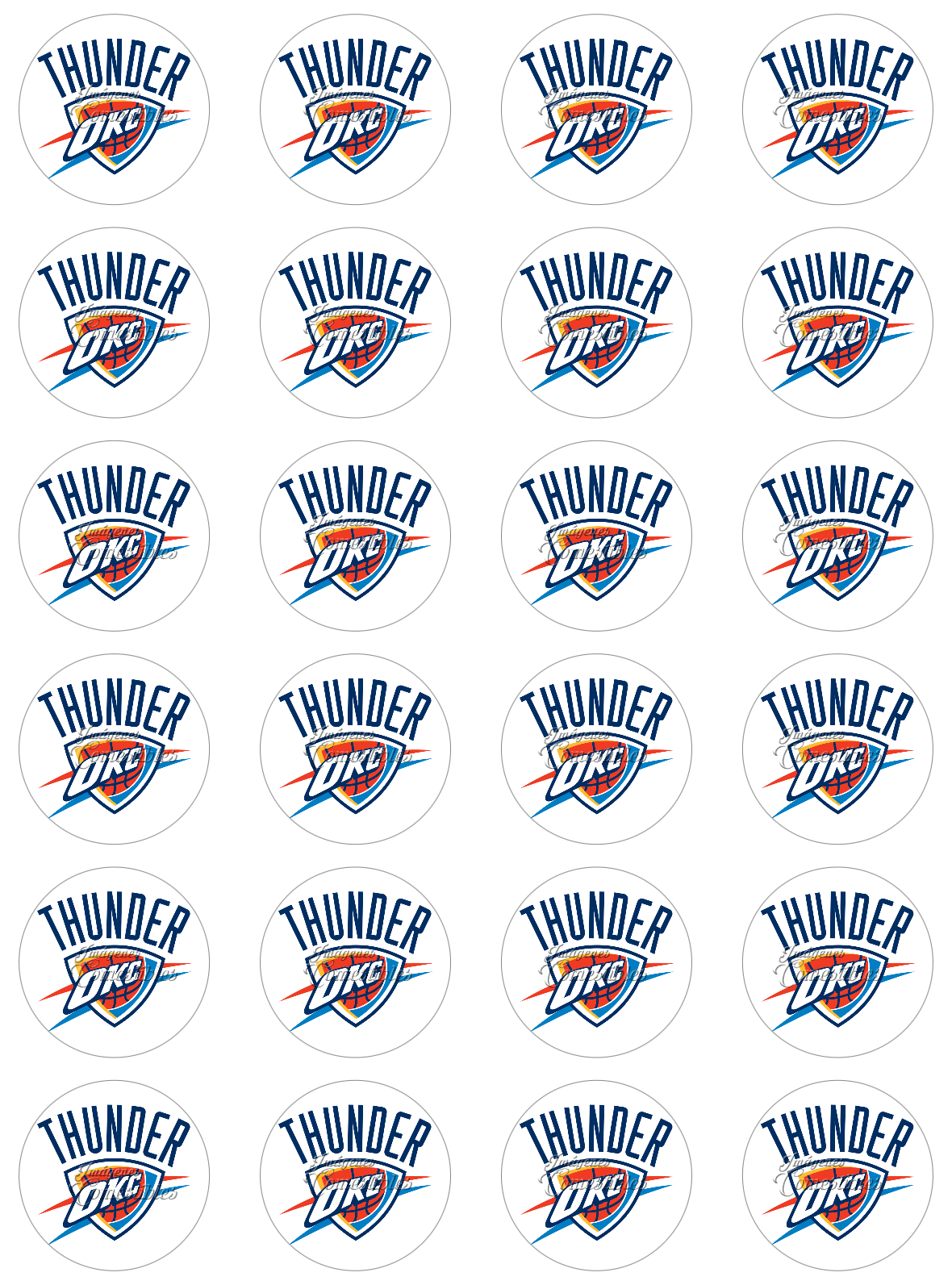 Hoja de azúcar 0.50 - Oklahoma City Thunder