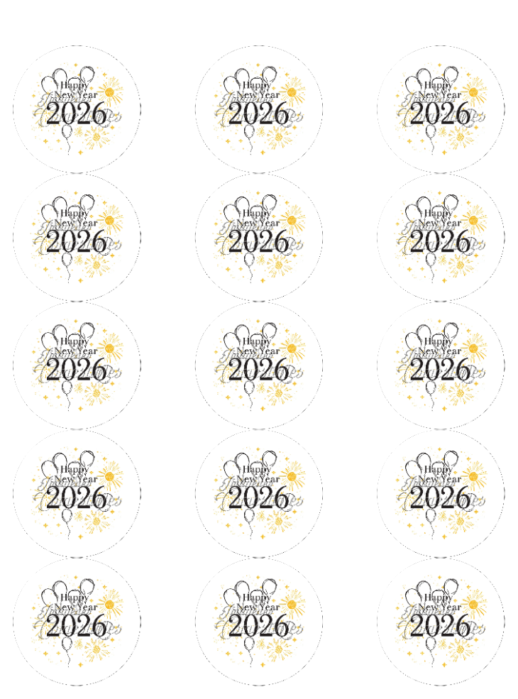 Hoja de azúcar 0.50 - Año nuevo 2026-10