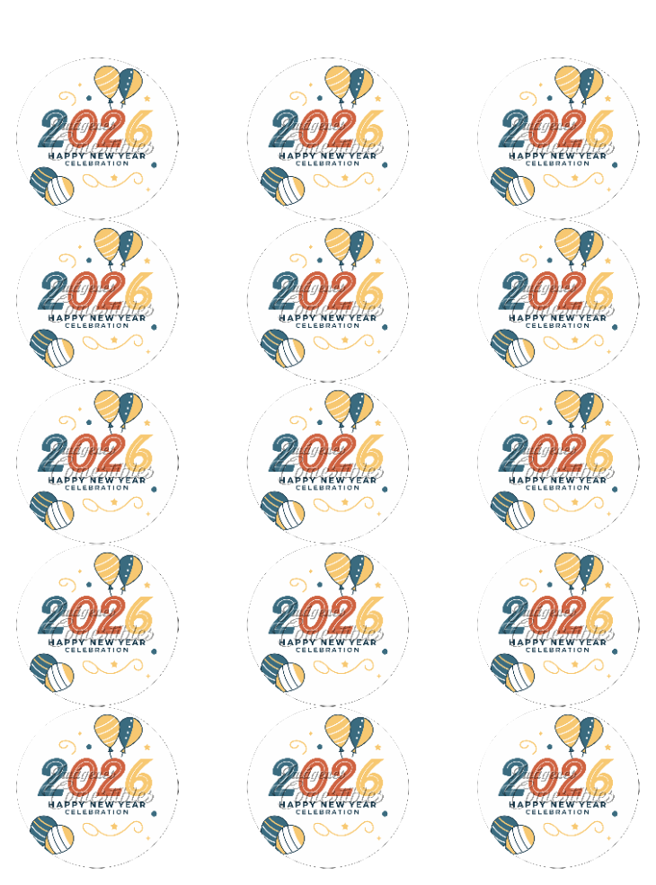 Hoja de azúcar 0.50 - Año nuevo 2026-11