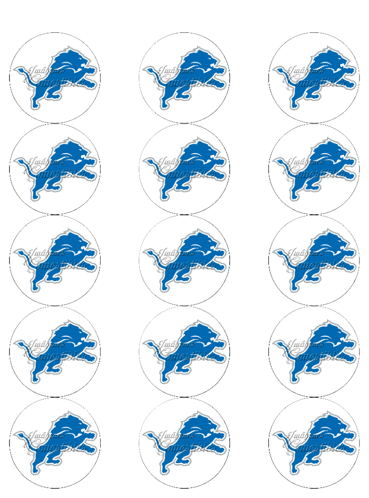 Hoja de azúcar 0.50 - Detroit Lions