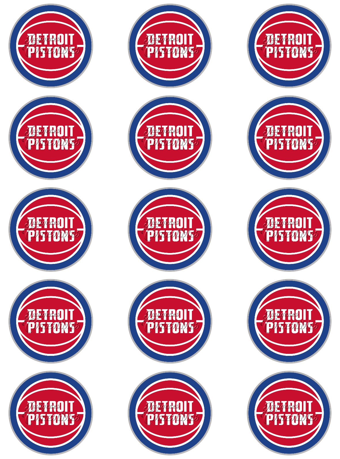 Hoja de azúcar 0.50 - Detroit Pistons