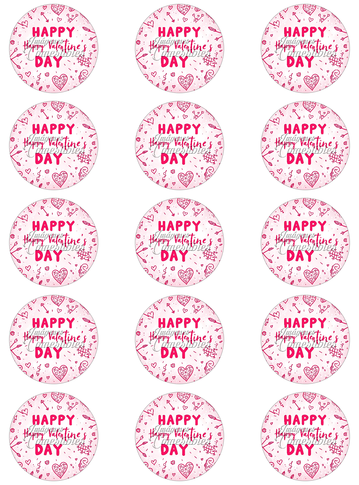 Hoja de azúcar 0.50 - San Valentín-B