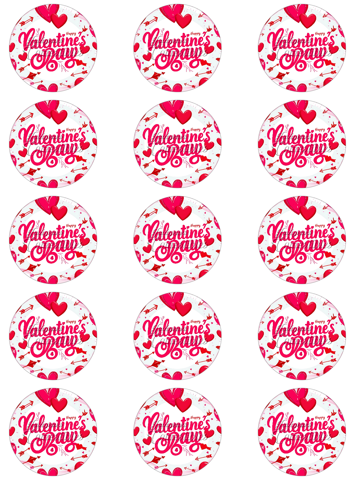 Hoja de azúcar 0.50 - San Valentín-F