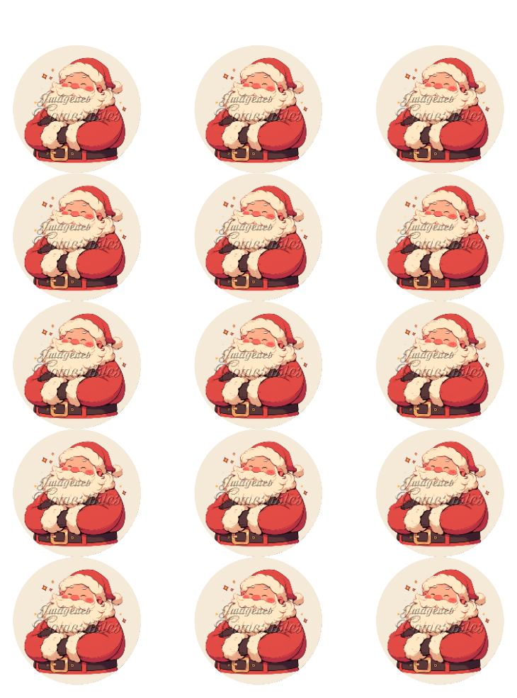 Hoja de azúcar 0.50 - Santa Claus-01