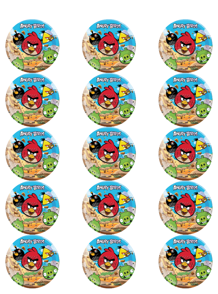 Hoja de azúcar 0.50 - Angry birds-1