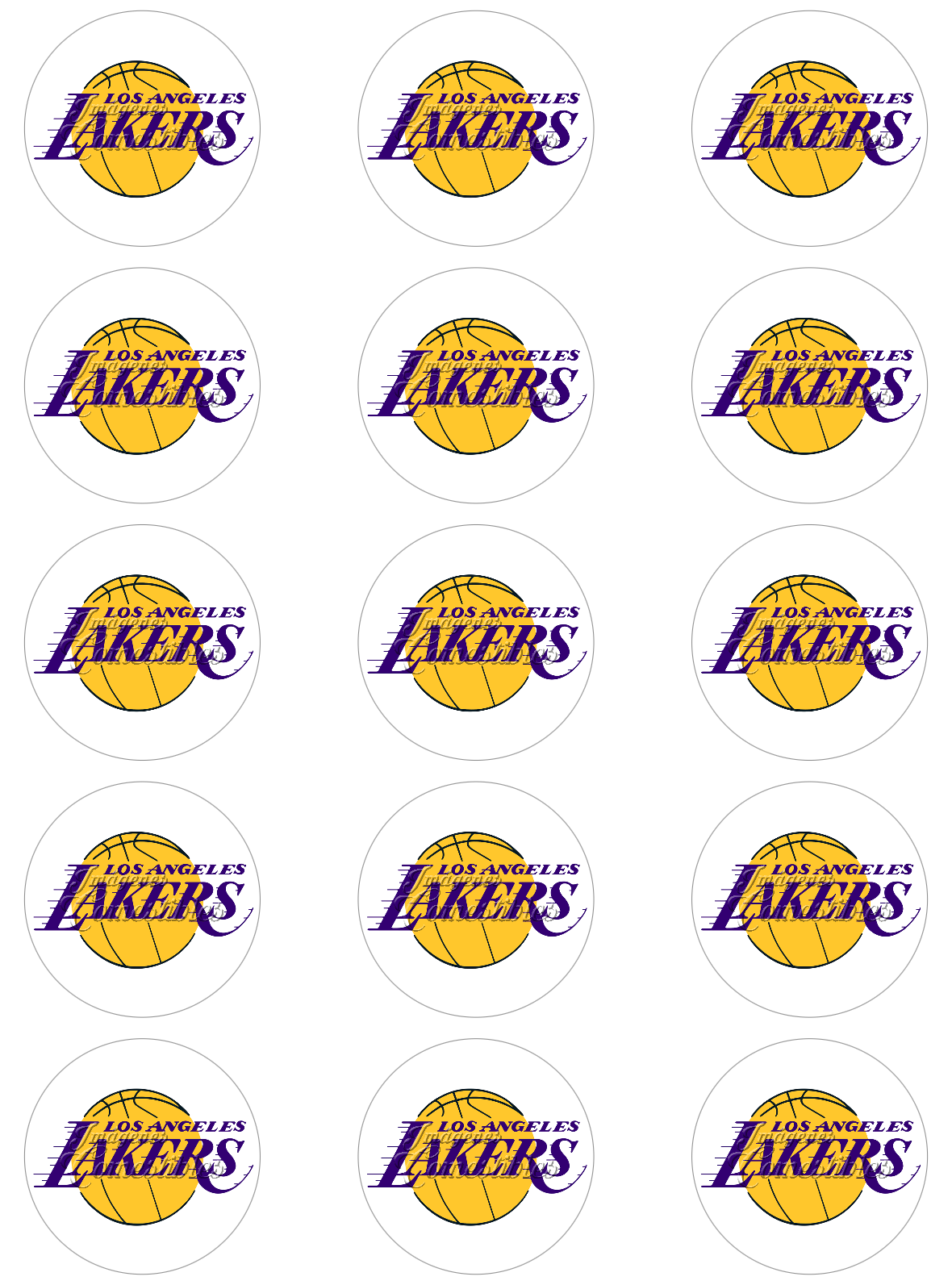 Hoja de azúcar 0.50 - Los Angeles Lakers