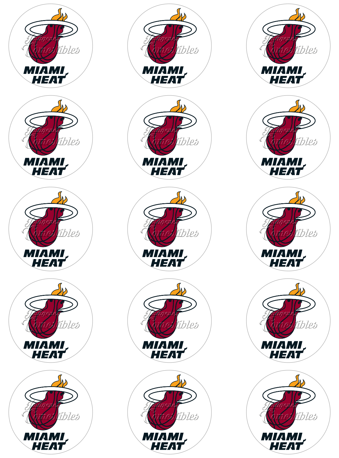 Hoja de azúcar 0.50 - Miami Heat