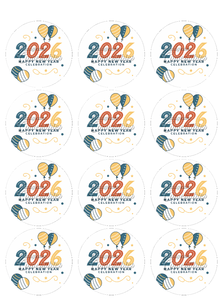 Hoja de azúcar 0.50 - Año nuevo 2026-11