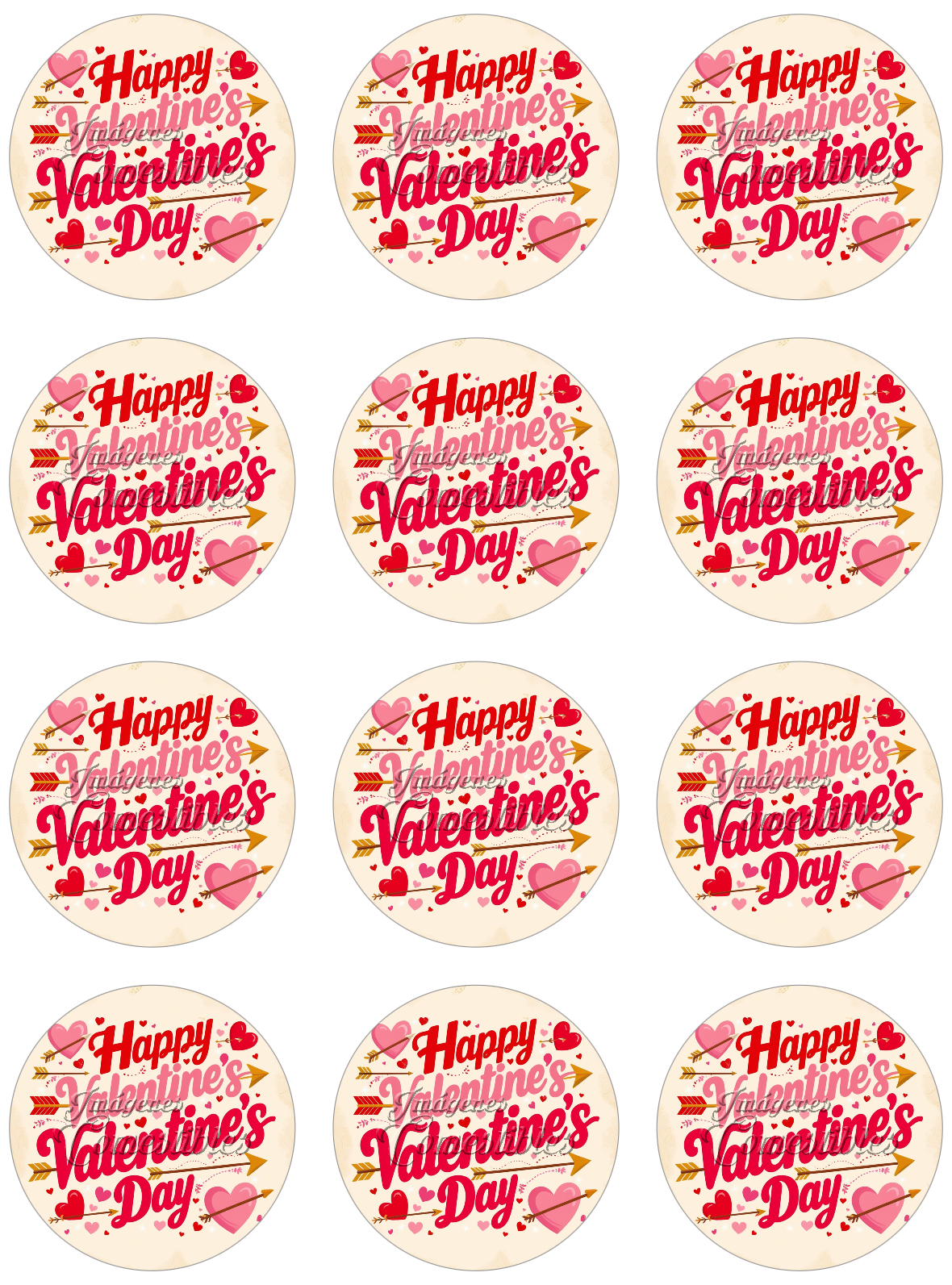 Hoja de azúcar 0.50 - San Valentín-C