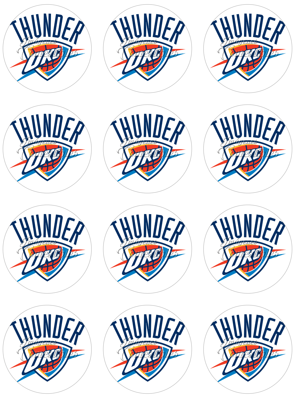Hoja de azúcar 0.50 - Oklahoma City Thunder