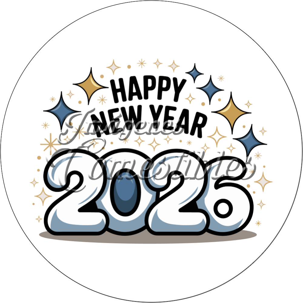 Oblea comestible - Año nuevo 2026-5