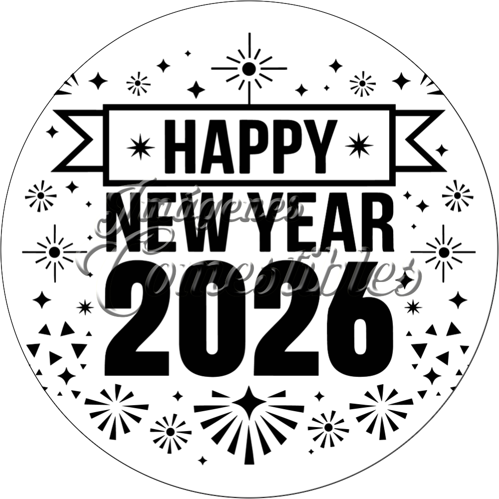 Oblea comestible - Año nuevo 2026-4