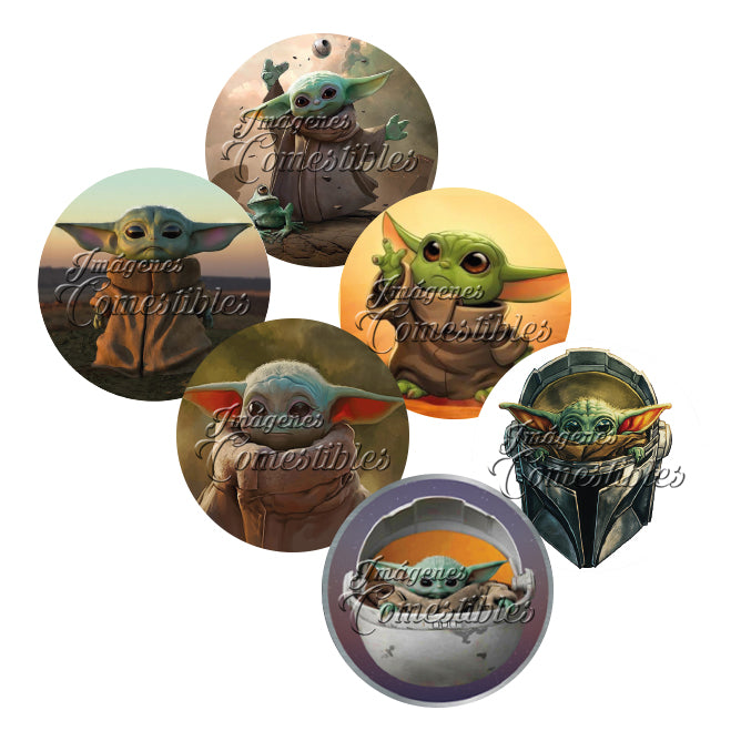 Obleitas comestibles - Baby Yoda