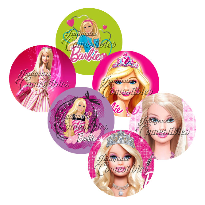 Obleitas comestibles - Barbie