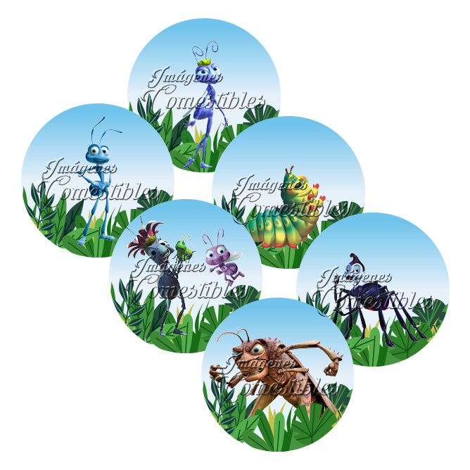 Obleitas comestibles - Bichos