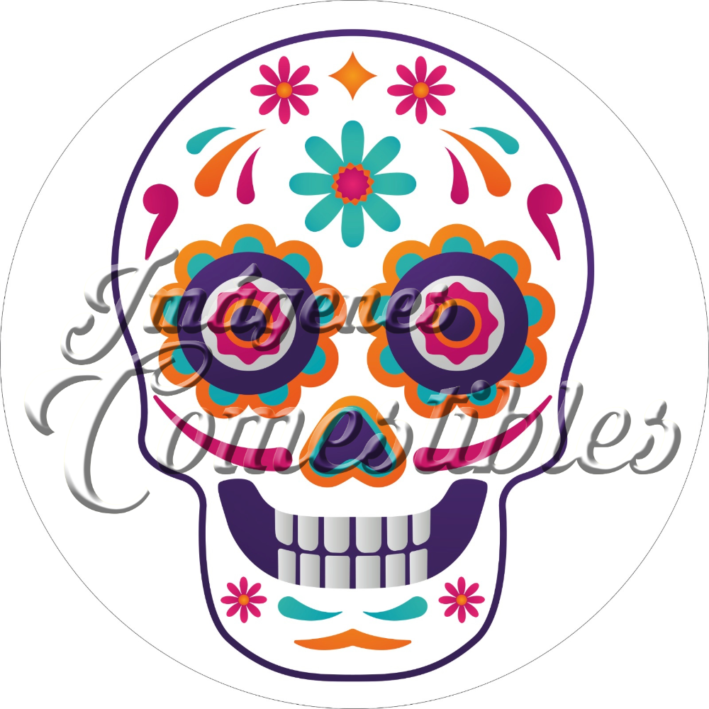 Oblea comestible Calaverita