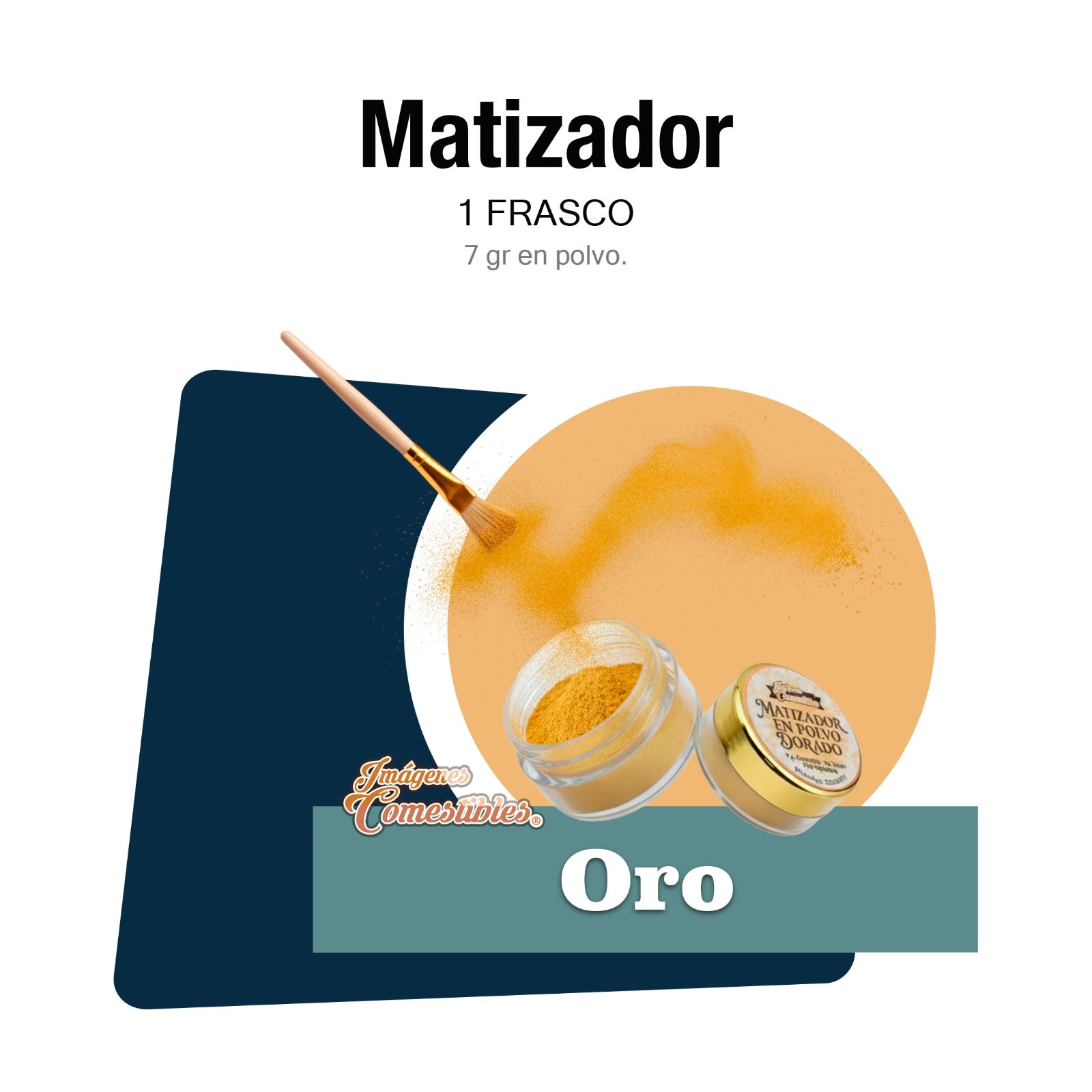 Matizador En Polvo Color Oro 7 gramos