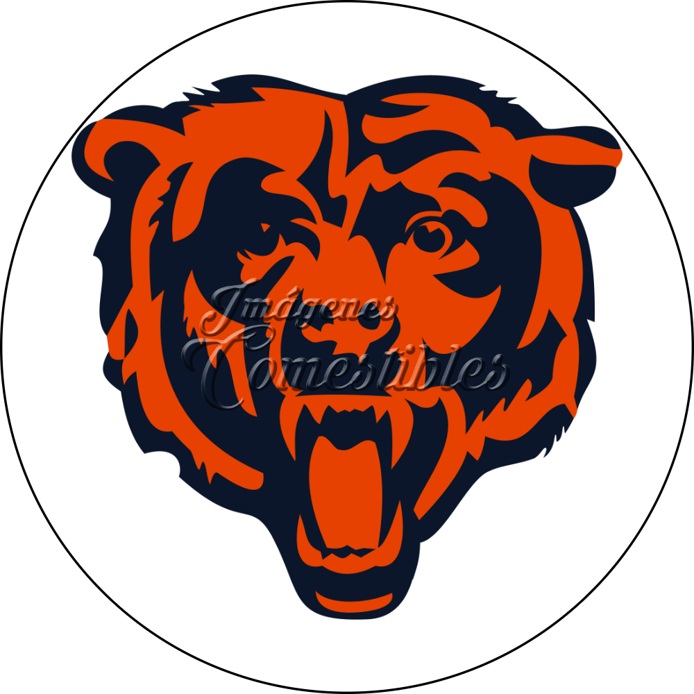 Oblea comestible - Chicago Bears