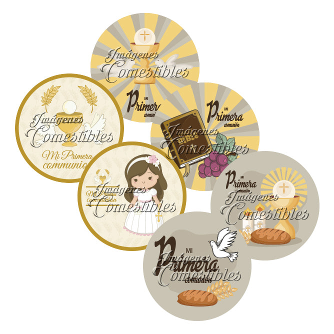 Obleitas comestibles - Comunión niña-1
