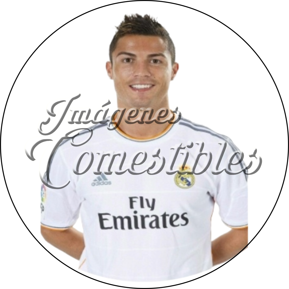 Oblea comestible Cristiano Ronaldo-1