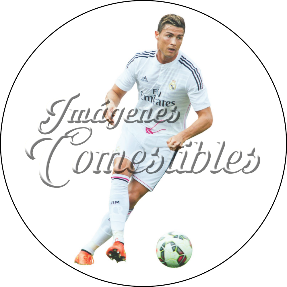 Oblea comestible Cristiano Ronaldo-2