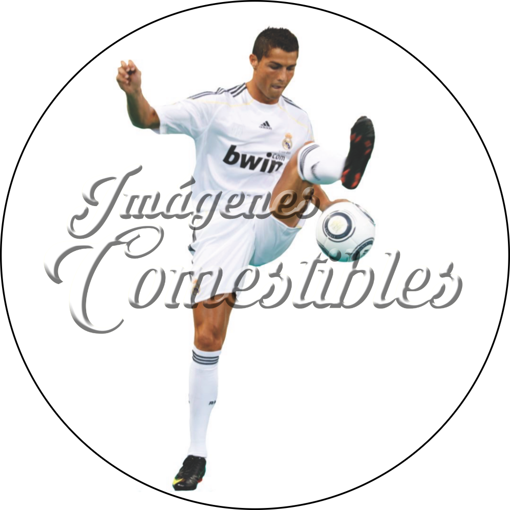 Oblea comestible Cristiano Ronaldo-3