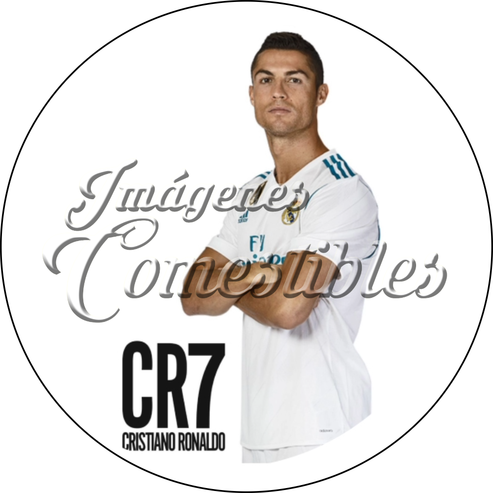 Oblea comestible Cristiano Ronaldo-4