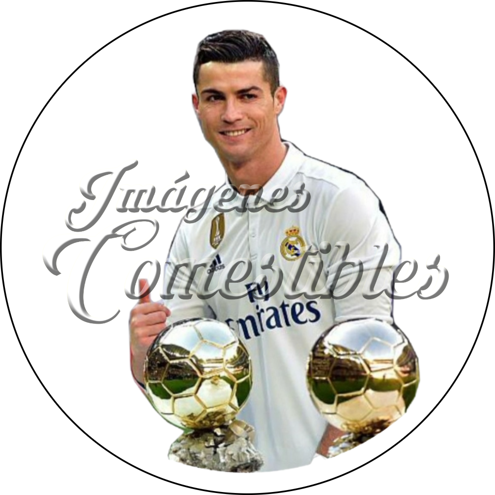 Oblea comestible Cristiano Ronaldo-5