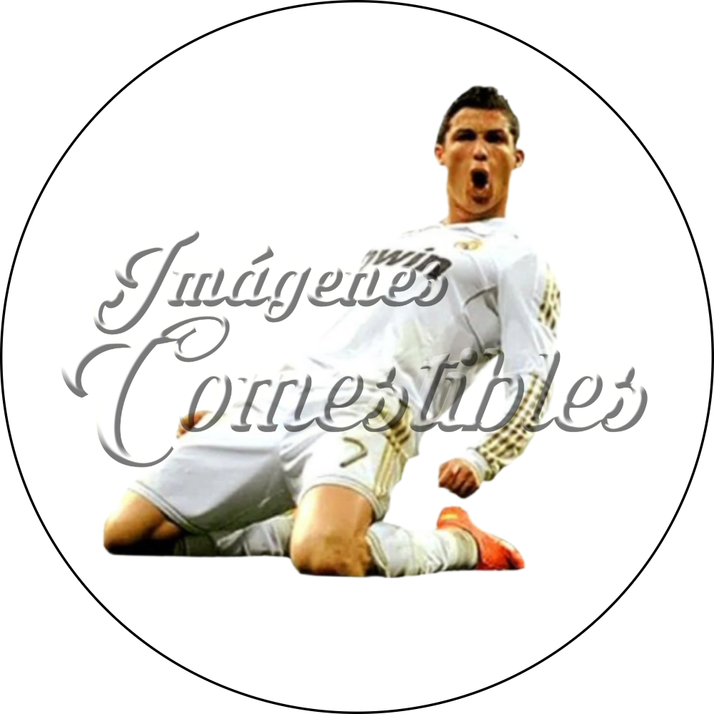 Oblea comestible Cristiano Ronaldo-6