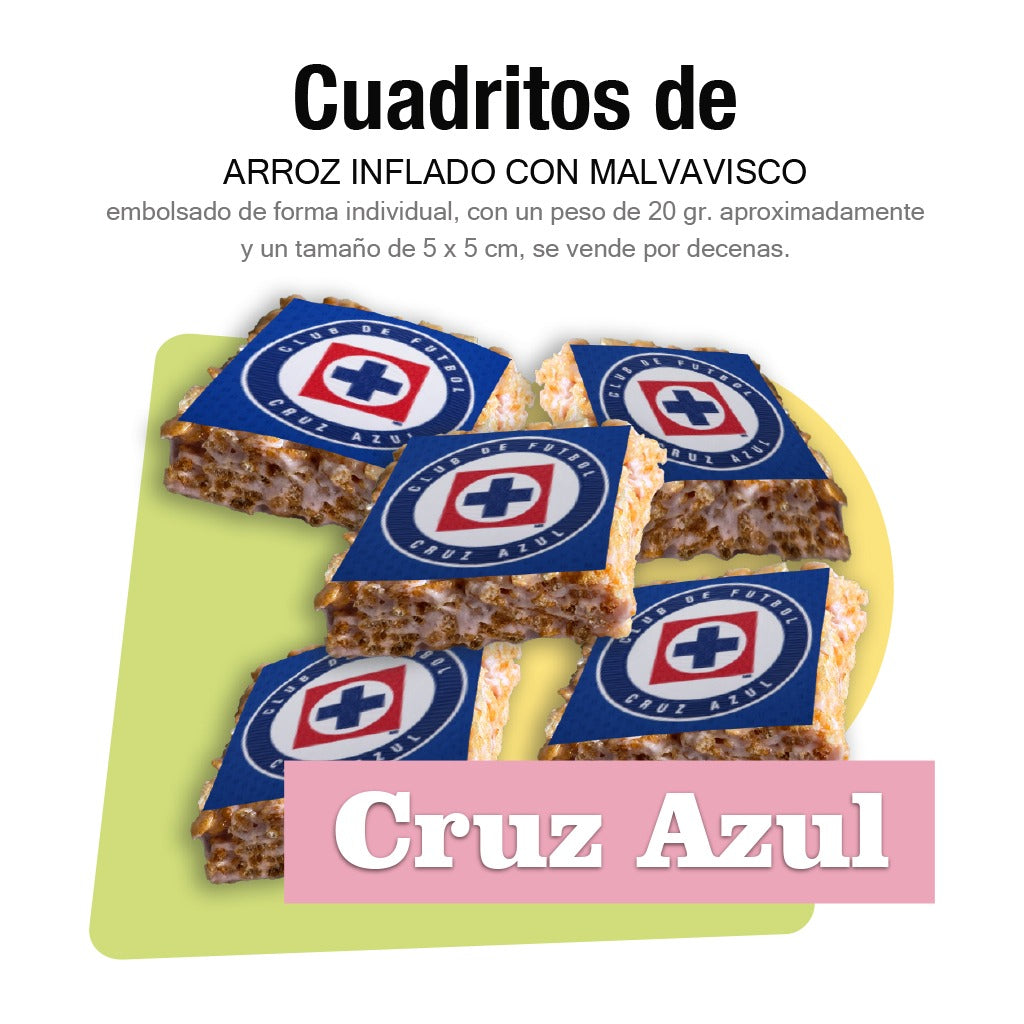 Cuadritos de arroz inflado - Cruz azul