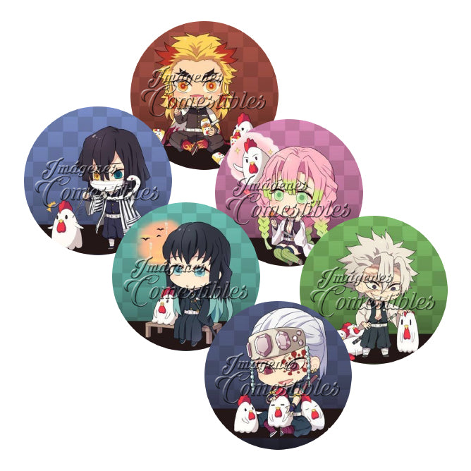 Obleitas comestibles - Demon slayer