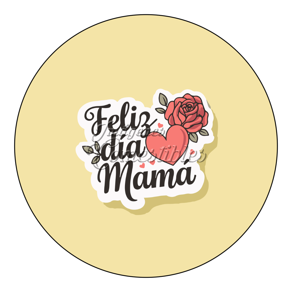 Oblea comestible - Día de Madres-B