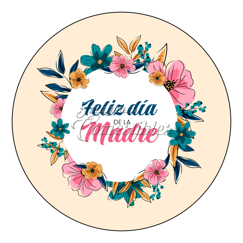 Oblea comestible - Día de Madres-E