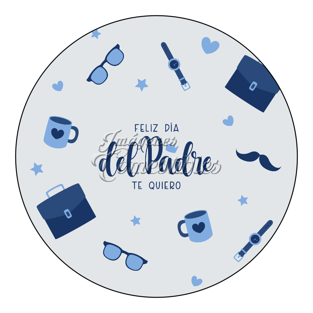Oblea comestible - Día del Padre-A4