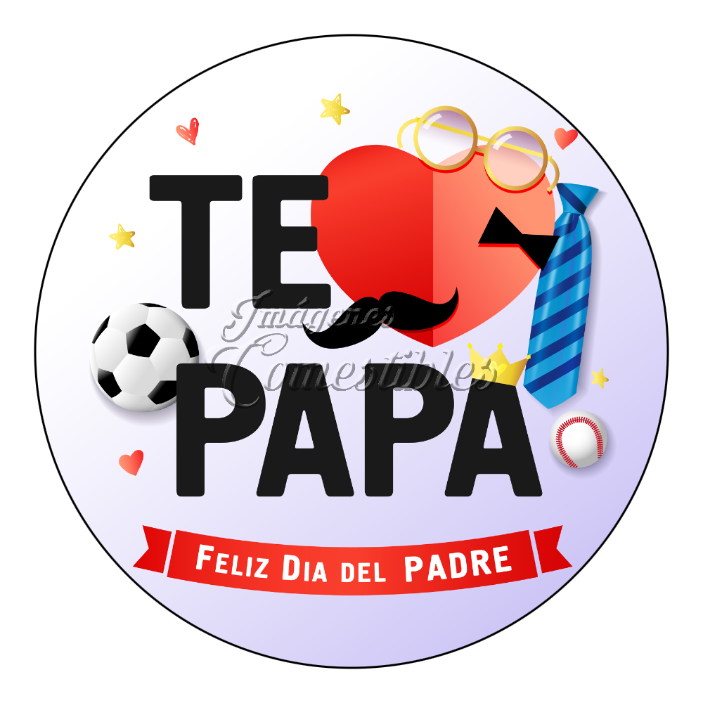 Oblea comestible - Día del Padre-A5