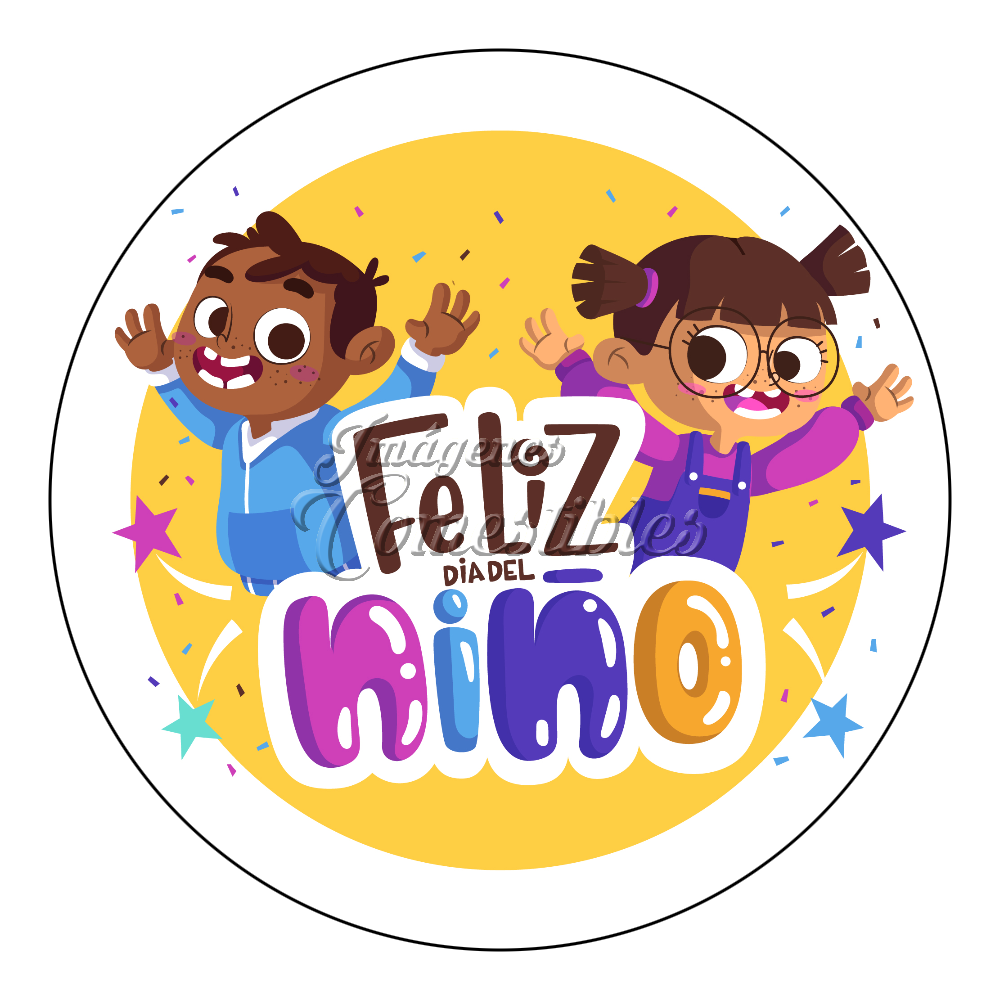 Oblea comestible -Día del niño -B