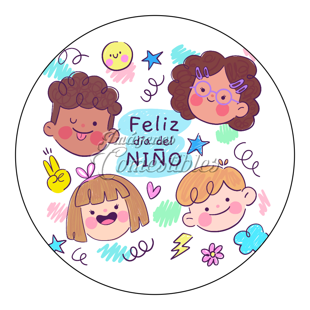 Oblea comestible -Día del niño -C
