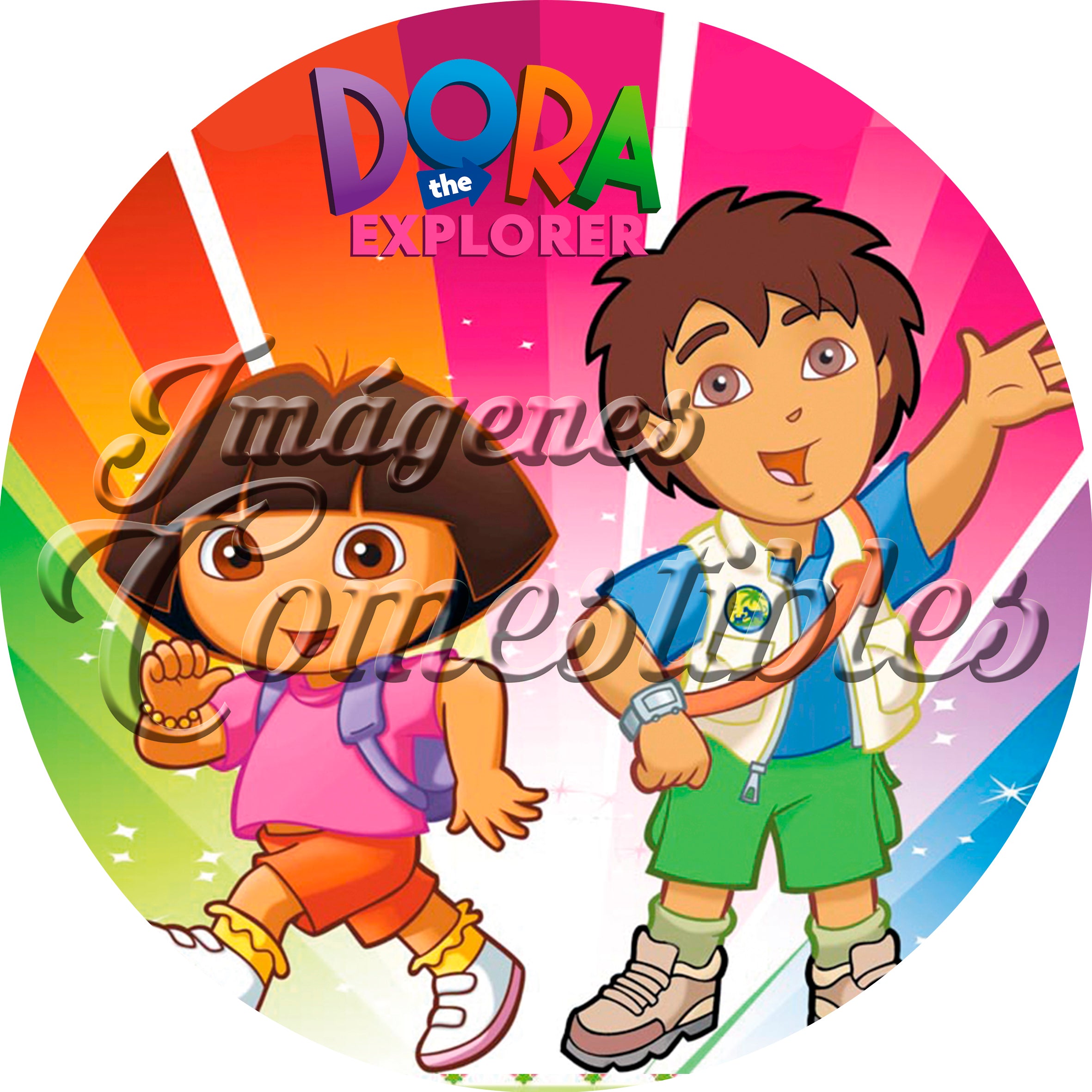 Oblea comestible - Dora la exploradora-2