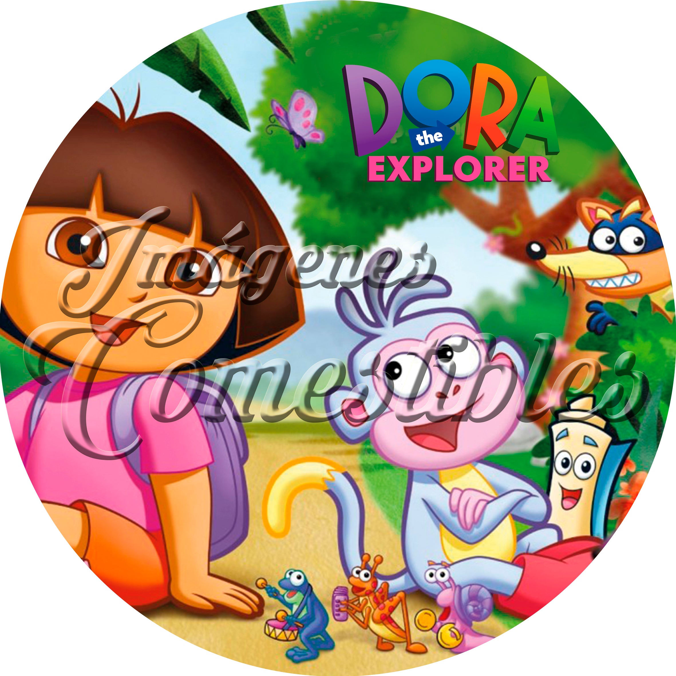 Oblea comestible - Dora la exploradora-4