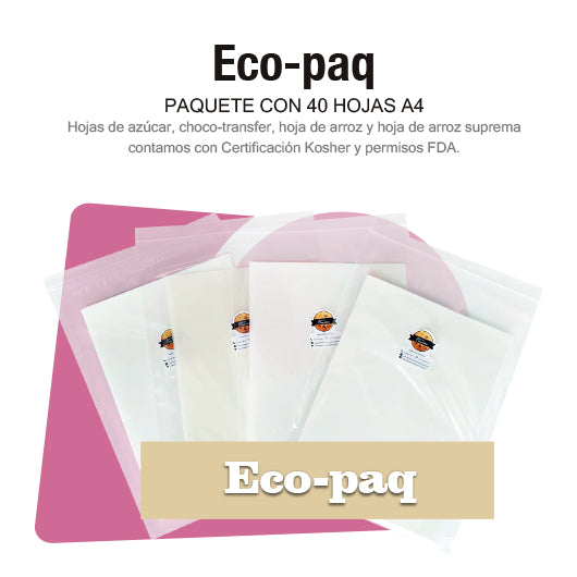 Eco-Paq (40 hojas comestibles)