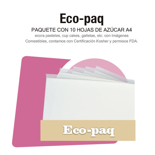 Eco-Paq (40 hojas comestibles)