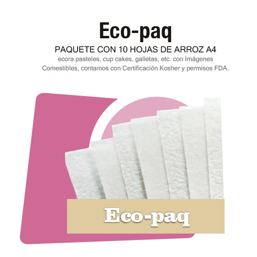 Eco-Paq (40 hojas comestibles)