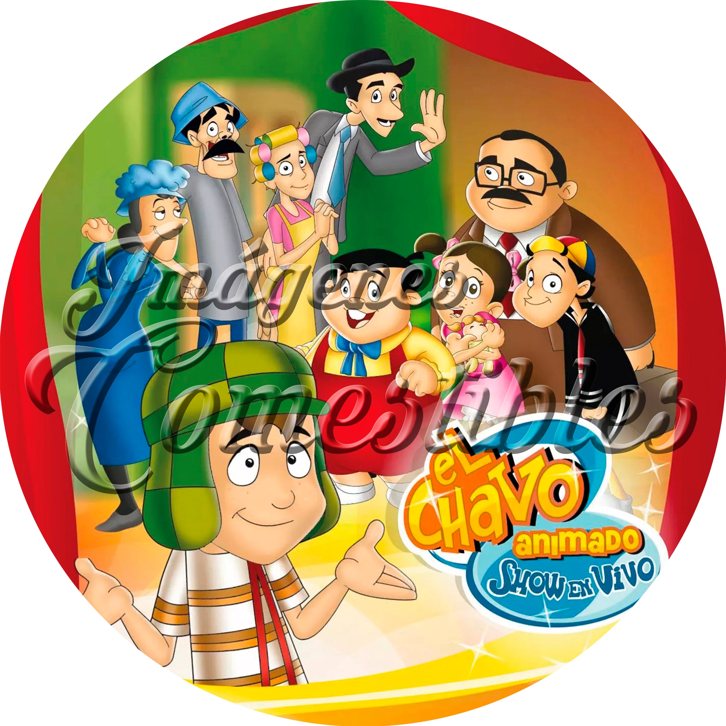 Oblea comestible - El chavo