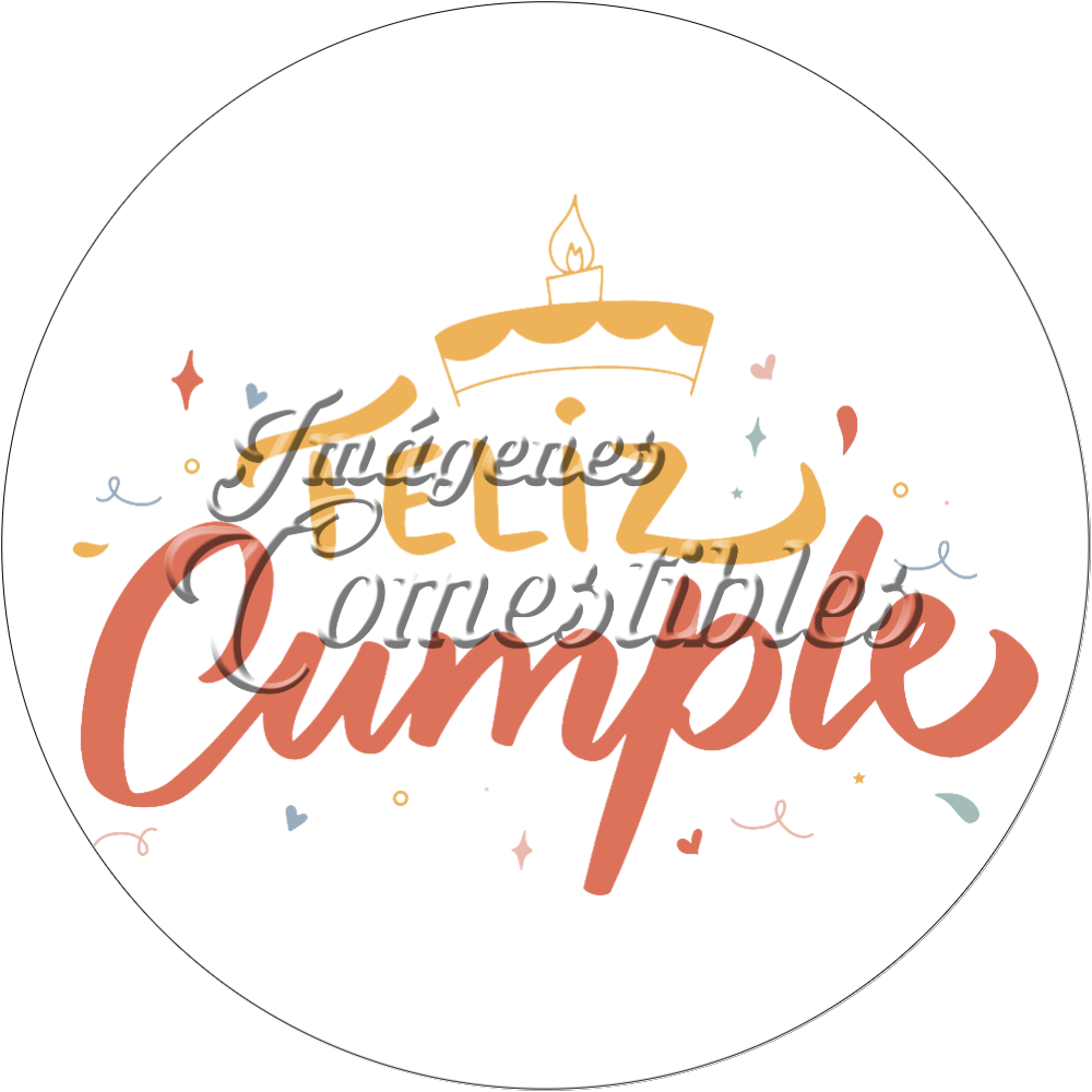 Oblea comestible - Feliz cumpleaños-04
