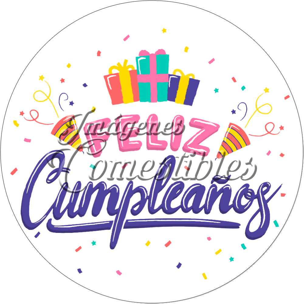 Oblea comestible - Feliz cumpleaños-06