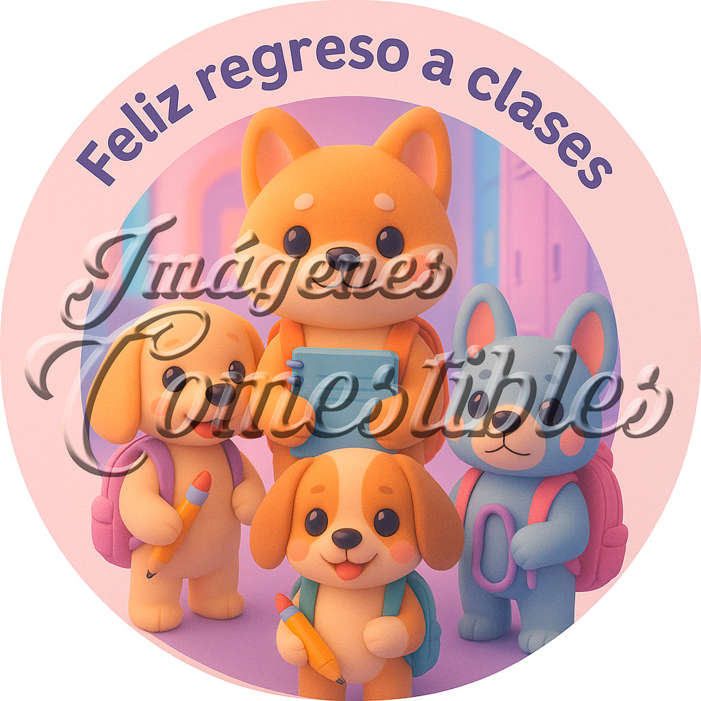 Oblea comestible - Feliz regreso a clases